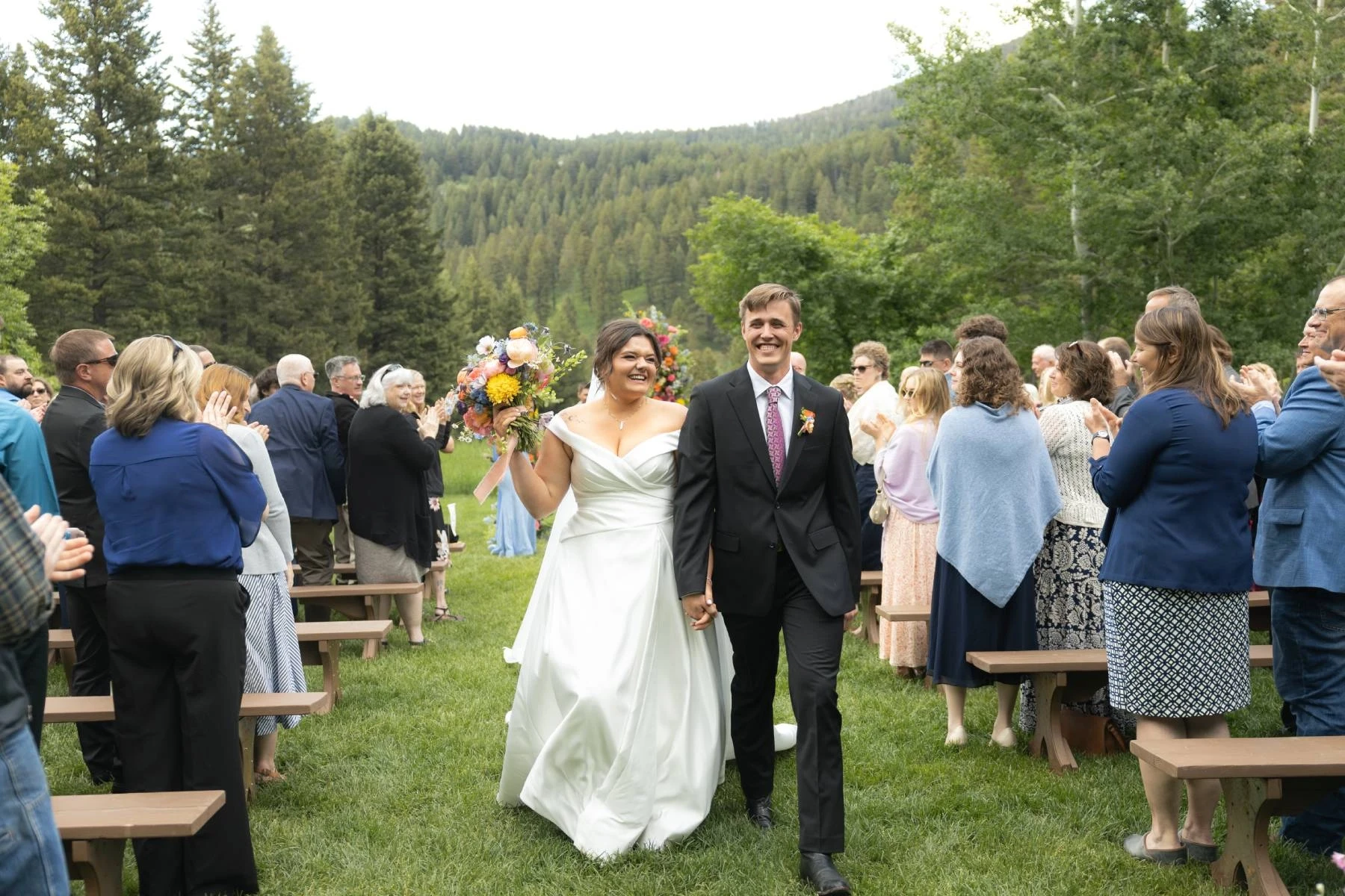 Photo of After 5 Bridal & Gentlemen Jacks Real Bride