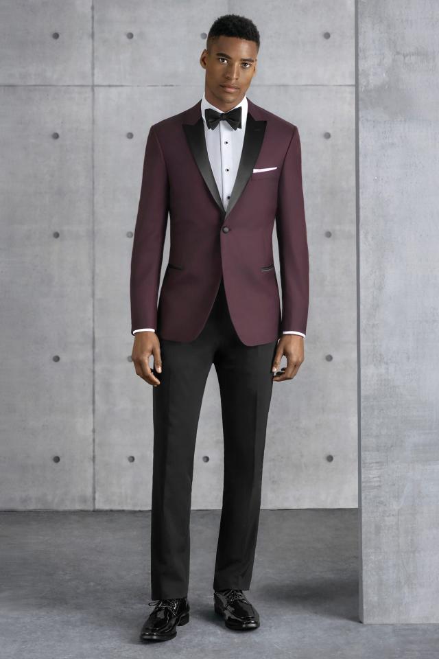 Dark-red suit
