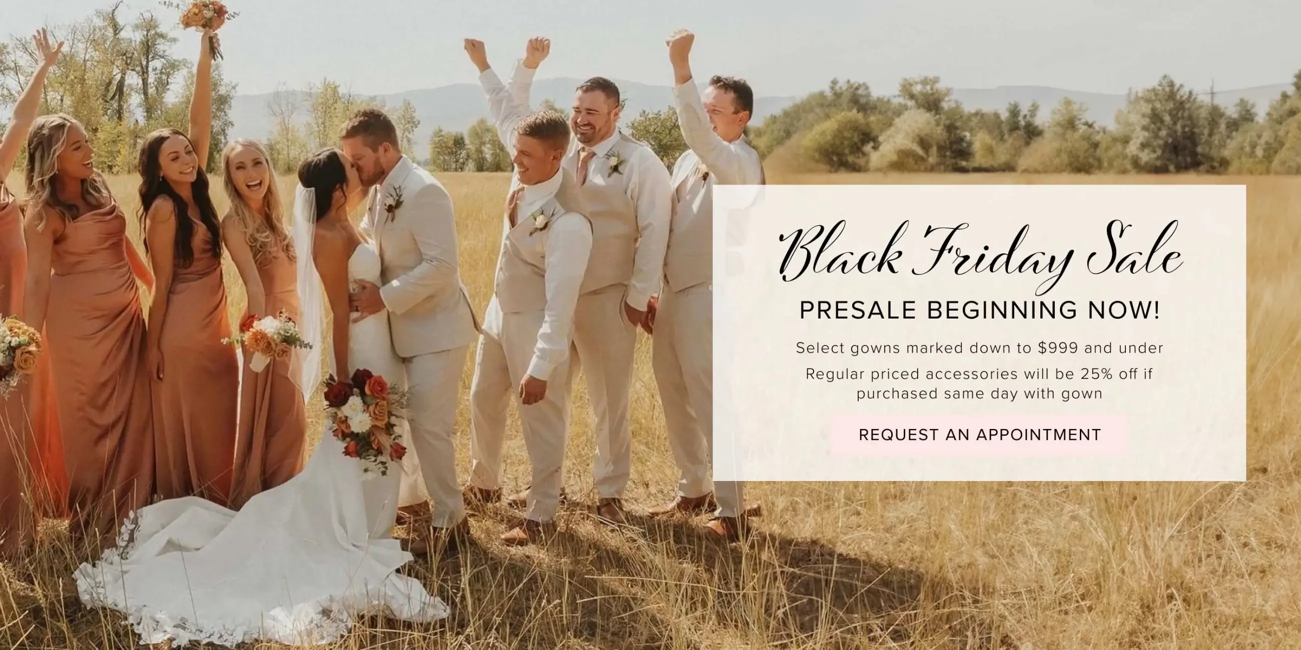Black Friday Sale at After 5 Bridal & Gentleman Jacks