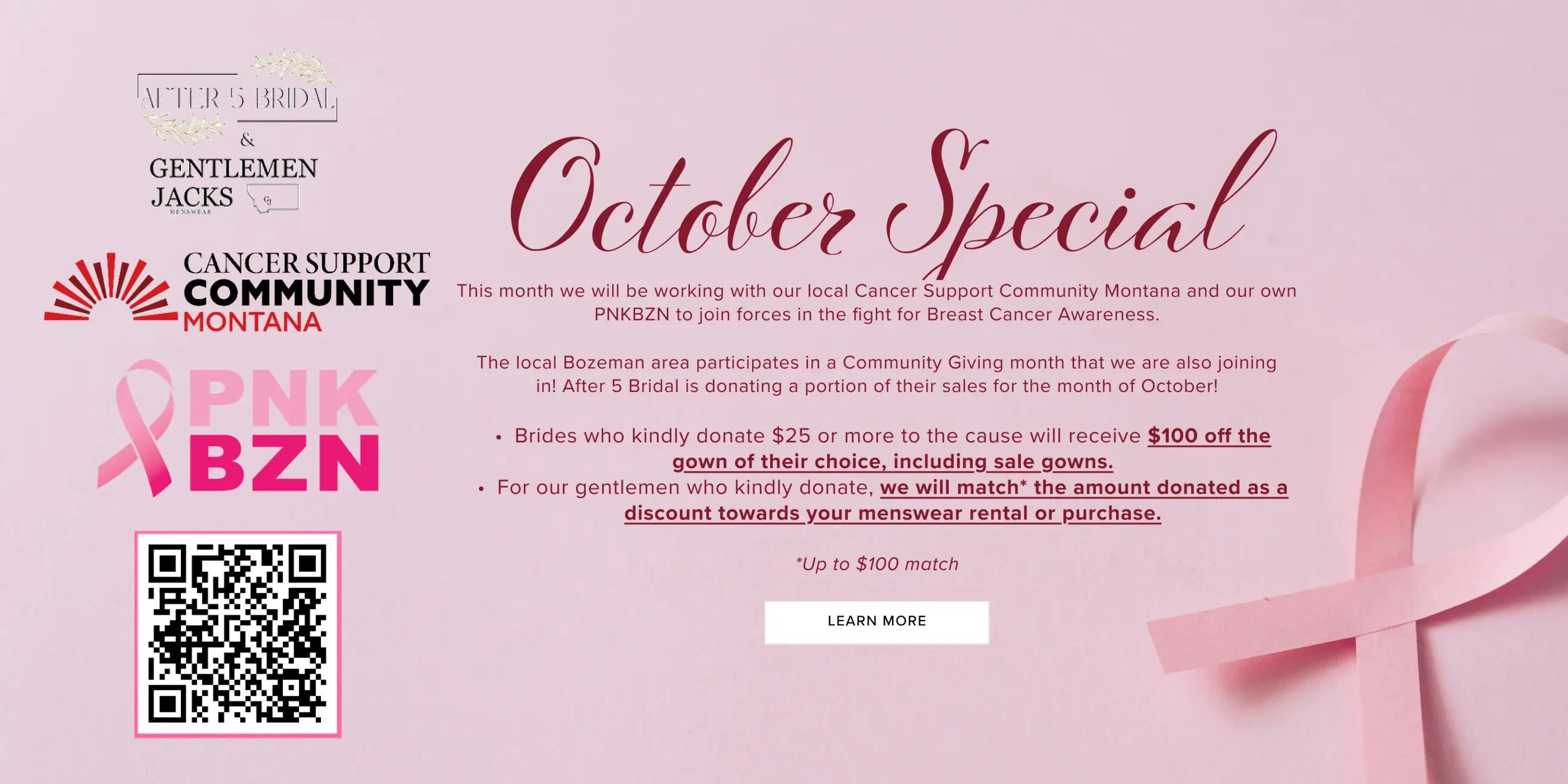 October special banner