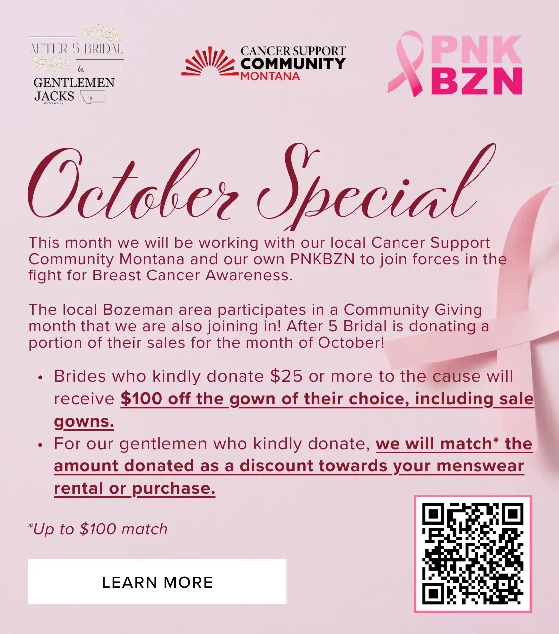 October special banner